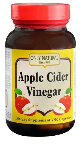 Only Natural Apple Cider Vinegar 500 mg - 90 Capsules