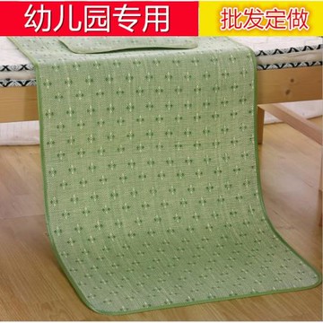 兒童涼席幼兒園夏季小涼席子寶寶嬰兒床午睡亞麻草席
