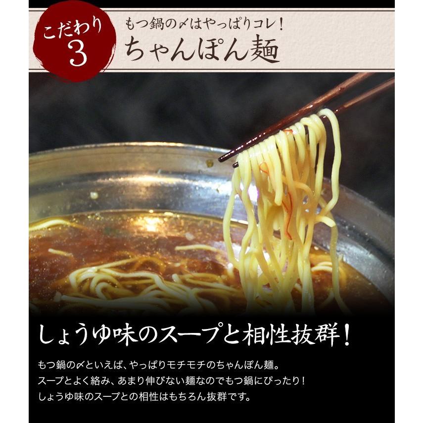 もつ鍋 もつ鍋セット ホルモン鍋 国産 醤油 300g ちゃんぽん麺 スープ