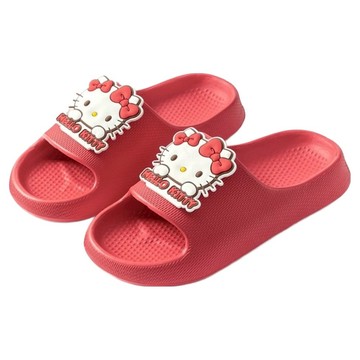 Tongying 室內家居防滑舒適可愛卡通涼拖鞋 ST252638 40/41  大紅色  25.5cm