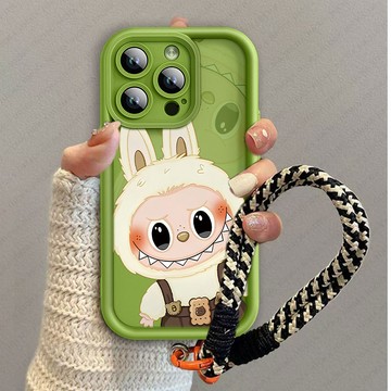 黃色拉佈佈+掛繩 防摔殼 Realme 5 6 7 8 9 Pro 9i 10 10i 10T 11 PRO+ 手機殼
