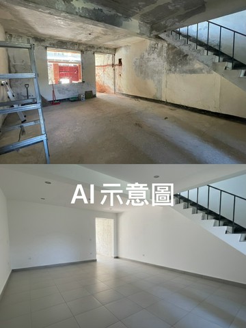 近龍岡、近忠貞市場前後臨路前院透天｜桃園市中壢區龍門街