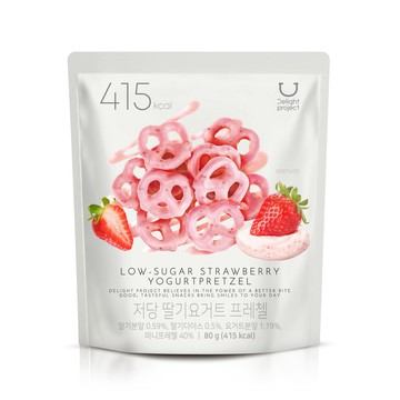 DELIGHT PROJECT Low-Sugar Pretzel #Strawberry Yogurt 80g