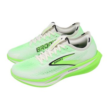 Brooks 慢跑鞋 Hyperion 3 男鞋 綠 黑 氮氣中底 回彈 緩震 1104651D179