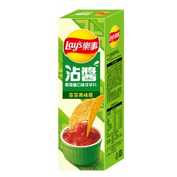 樂事輕雪鹽洋芋片意合包85g-莎莎風味醬
