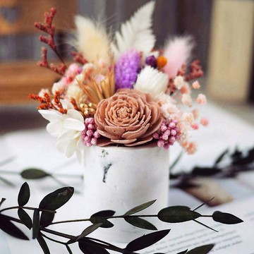 【線上DIY材料包】工業風乾燥擴香花