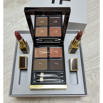 Tom Ford 聖誕高級訂製四格眼盤禮盒TIGER EYE 眼影 迷你唇膏N3 WEST COAST 03
