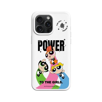 iPhone 15 Pro Max SolidX 白 - The Powerpuff Girls 飛天小女警 - 女孩的力量