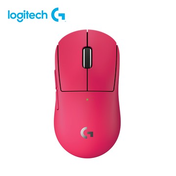 【Logitech G】PRO X SUPERLIGHT 2C 無線輕量化電競滑鼠-小手版/桃紅