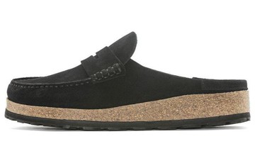 BIRKENSTOCK NAPLES BLACK SUEDE
