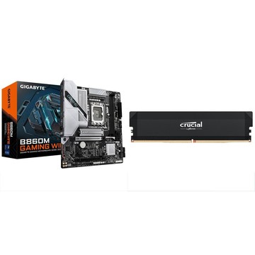 GIGABYTE 〈鈔省價〉B860M GAMING WIFI6 D5 MATX主機板+美光 16G 記憶體