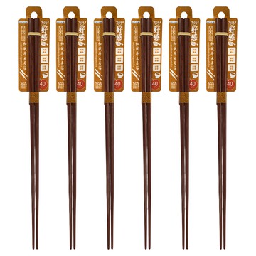 品木屋 和風原木長筷 Set  天然實木  SGS檢驗認證  40cm  K3719-40  1組