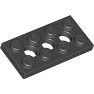 [必買站] 科技薄板磚 2x4 with 3 Holes 3709b 黑色 370926