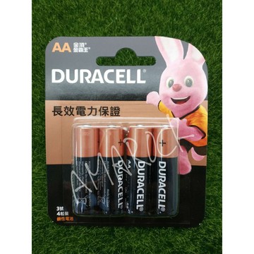 金頂 金霸王 Duracell 長效 鹼性電池 3號/4號 4入 效期最新公司貨 (吊卡/收縮隨機出貨)