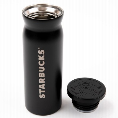 スターバックス ブラックステンレスボトル12oz 335ml 海外限定 スタバ 