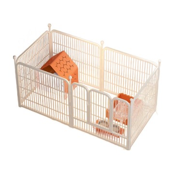 加固加高寵物圍欄  120 x 60 x 60cm  白色  1個