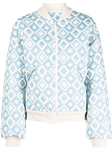 Sherpa `Maya Crop Griffin Mosaique` Jacket