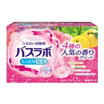 Shiramoto Earth HERS Bass Lab 4 kinds of popular fragrance assortment 12 tablets