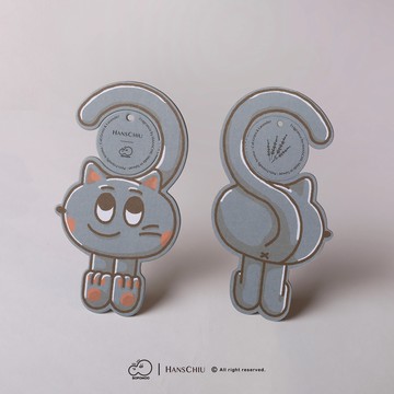 【波波畝聯名】寵物友善｜衣櫥芳香片 貓草＆薰衣草（貓子）