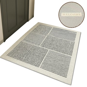 Dido home 線條簡約 玄關門口防滑絲圈刮泥地墊(HM330)