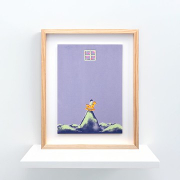 【手工版畫_自游系列】平衡