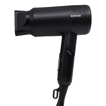 Kinyo 量負離子摺疊吹風 KH-9525  黑色