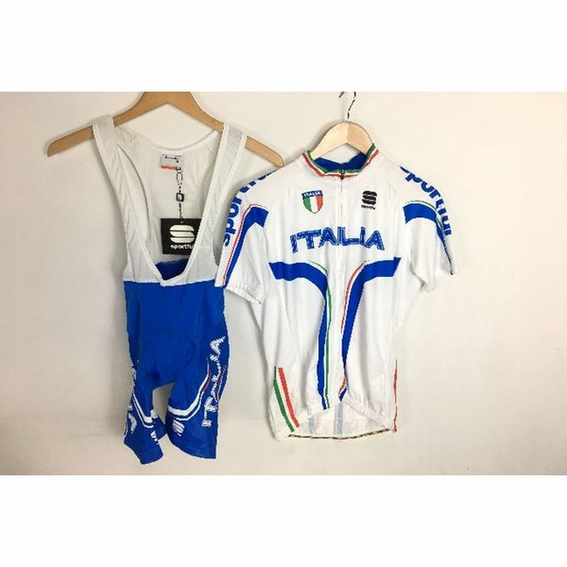 Sportful スポーツフル Italia Jersey イタリア ジャージ 半袖 ウェア ビブ ショーツ セット サイズl 通販 Lineポイント最大0 5 Get Lineショッピング