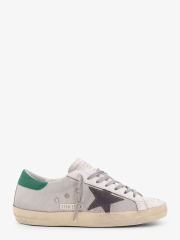Super-Star Classic with List mesh and leather sneakers - GOLDEN GOOSE DELUXE BRAND - gender_Man