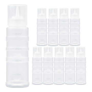 Sparkle in everyday life 可裁剪單孔醬料瓶 附蓋 韓國製  10個  400ml