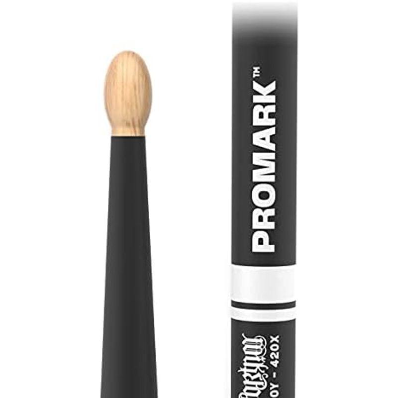 PROMARK プロマーク ドラムスティック Mike Portnoy ヒッコリー Oval Wood Tip TXMP420XW-AG