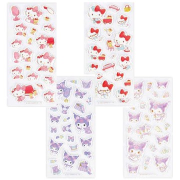 小禮堂 Sanrio 三麗鷗 立體泡泡貼紙 (角色款) Kitty 酷洛米