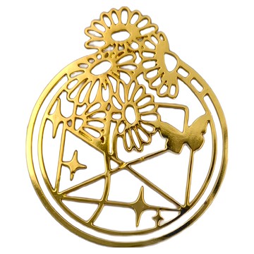 CARD LOVER 信的戀人 金屬書籤 花意來信 3個  雛菊信差  1組