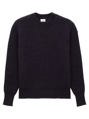 saint laurent thick knit pullover