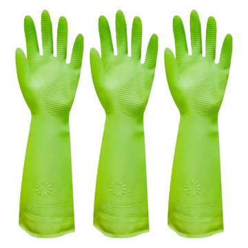 OP 環保舒適手套  L(33 x 9.5cm)  綠色  3包