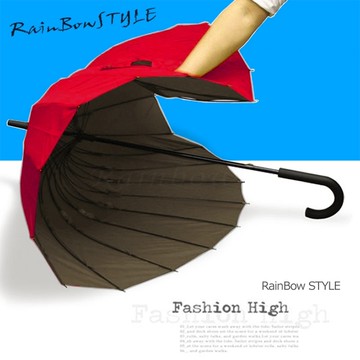 【FiBer-颶風傘】元祖無敵傘-大長傘/ 傘 雨傘 UV傘 自動傘 洋傘 陽傘 大傘 防風 直傘 立傘