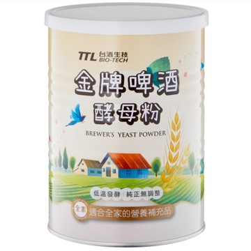 台酒生技-金牌啤酒酵母粉(450g/罐)