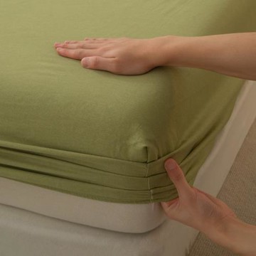 冬天加厚磨毛床包單宿舍純色全包床單防滑全棉床墊套床包