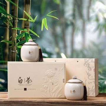 白茶禮盒裝空盒半一斤裝白茶包裝盒空禮盒安吉白茶禮品盒