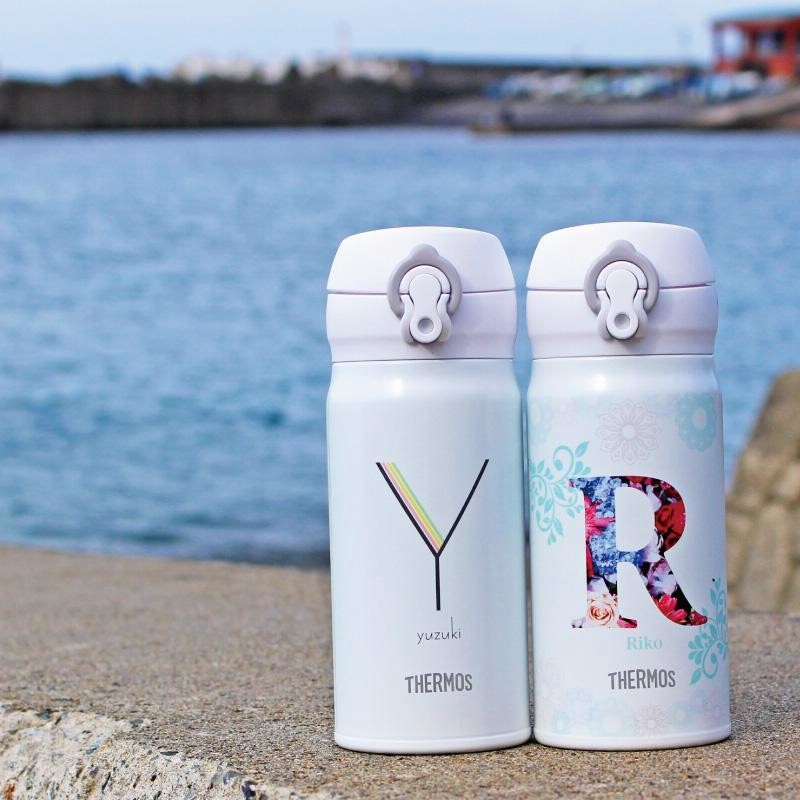 VERY×THERMOSコラボ オリジナルイニシャルボトル マエガミマミ 