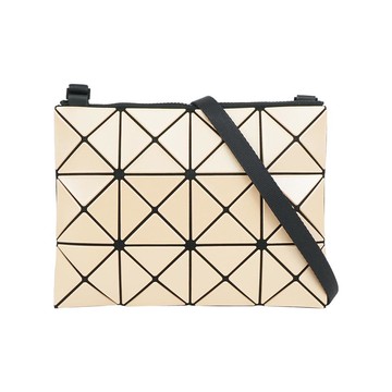 ISSEY MIYAKE BAO BAO LUCENT 3X4 金屬亮面斜背包(米色)