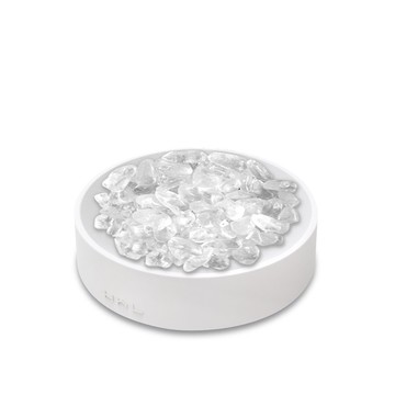 H h L【盆宅】水晶消磁淨化置物盆 | 極簡系列 (白)