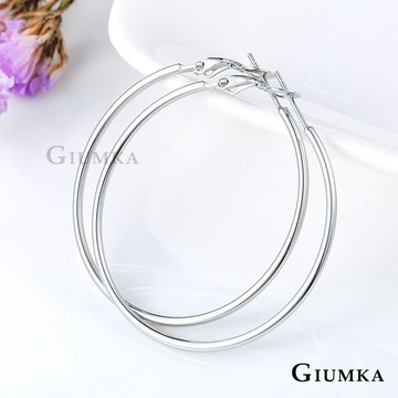 【Giumka】C型耳環．低敏鋼針．圈圈．寬1．6mm．無禮盒