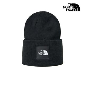 【The North Face 官方旗艦】北面男女款黑色毛帽｜85CWJK3