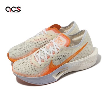 Nike 競速跑鞋 Wmns Zoomx Vaporfly Next 3 女鞋 米白 橘 碳板 輕量 馬拉松 FV3634-181