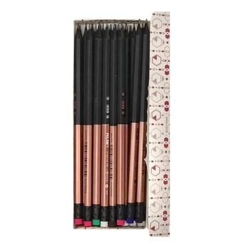 MILAN 鉛筆 HB  黑色 + 棕色  24支