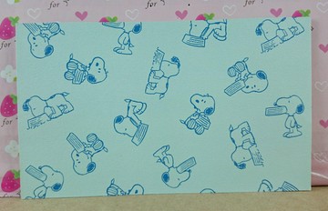 【震撼精品百貨】史奴比Peanuts Snoopy  卡片 吃飼料 震撼日式精品百貨