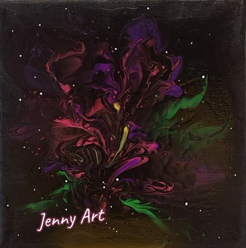 【燦爛的綻放】無框畫 抽象畫 畫作 掛畫 居家生活擺設 印象派