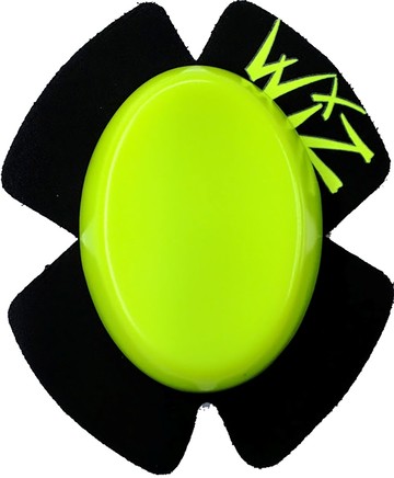 英國WIZ 手工彩繪 螢光黃 Trakpux 雨天/滑塊/彩繪/雨戰/加厚/卡普/磨膝/側掛【訂購品非現貨/下單七至十四個工作天到貨】