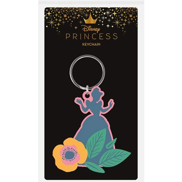 【迪士尼】仙履奇緣 仙杜瑞拉剪影造型鑰匙圈/Disney