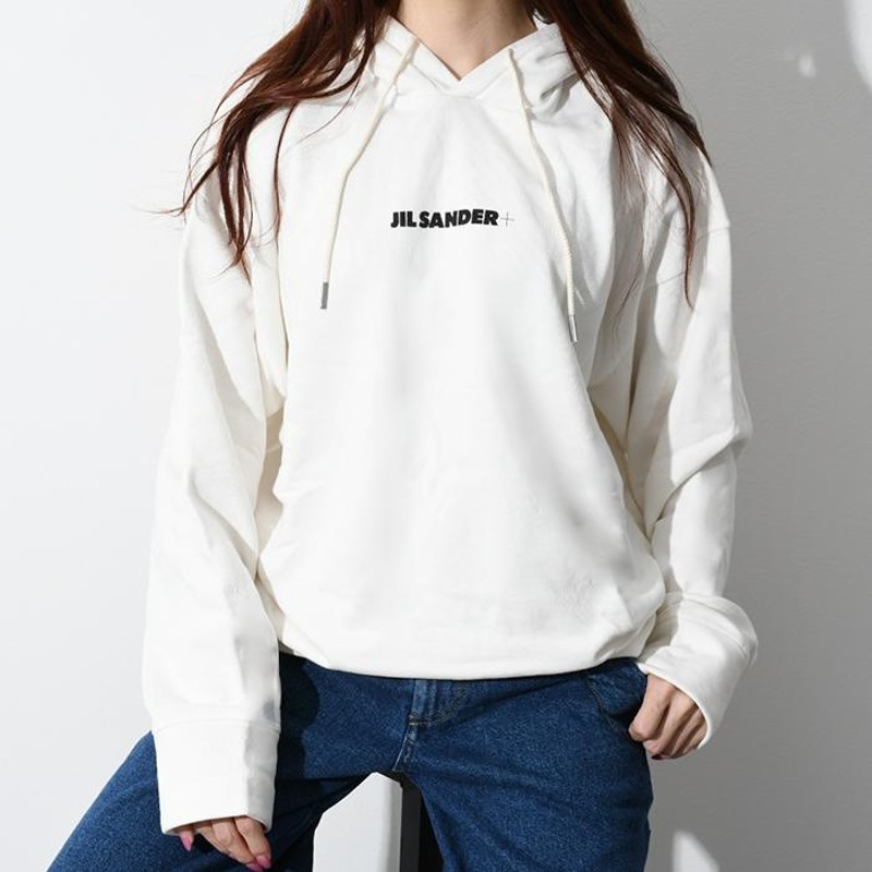 JILSANDER ジルサンダー パーカー コットン スウェット ロゴ HOODIE